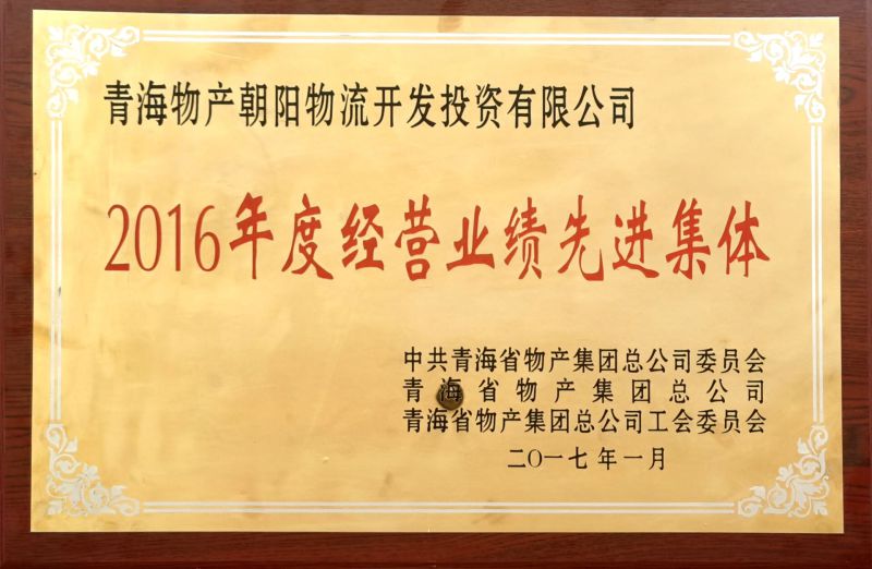 2016年度經(jīng)營業(yè)績先進(jìn)集體